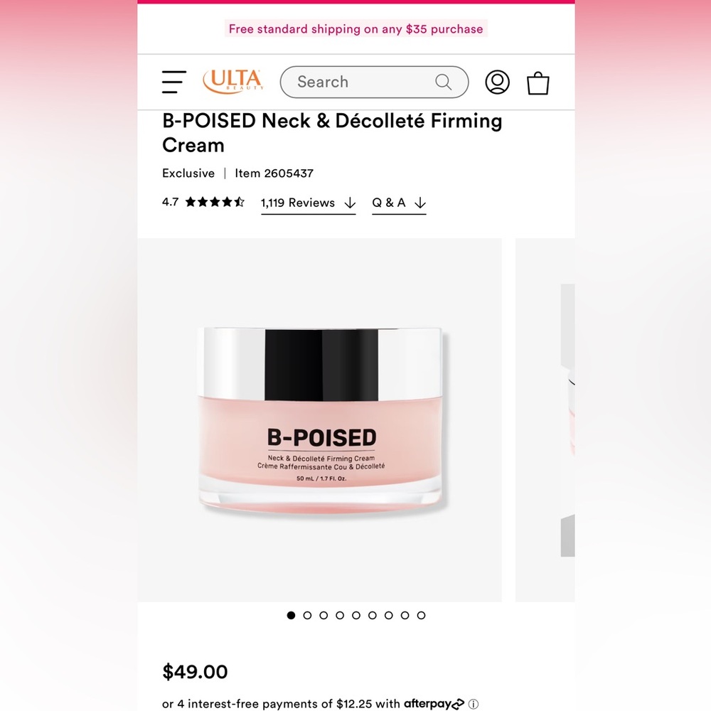 BNIB!! Sealed!! Maelys Be Poised Neck & Décolleté Firming Cream.